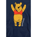 Navy - Side - Winnie the Pooh Mens Yay Hoodie