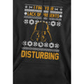 Black - Side - Star Wars Mens Lack Of Christmas Presents Fair Isle Hoodie