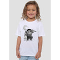 White - Lifestyle - Moana Childrens-Kids Maui Moana Sketch T-Shirt