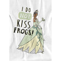 White - Side - The Princess and the Frog Childrens-Kids Does Not Kiss Frogs Tiana T-Shirt