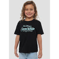 Black - Back - Snow White And The Seven Dwarfs Childrens-Kids Logo T-Shirt