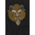 Black - Side - Beauty And The Beast Childrens-Kids Beast Head T-Shirt
