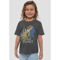 Charcoal - Lifestyle - Beauty And The Beast Childrens-Kids Belle Beast Castle T-Shirt