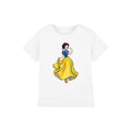 White - Front - Snow White And The Seven Dwarfs Childrens-Kids Fairest Princess Of Them All T-Shirt