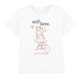 White - Front - Disney Childrens-Kids Self Love Minnie Mouse Valentine`s Day T-Shirt