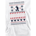 White - Side - Disney Mens Mickey Mouse Christmas Sweater Hoodie