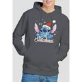 Charcoal - Lifestyle - Lilo & Stitch Mens A Stitchmas Christmas Hoodie