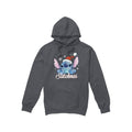 Charcoal - Front - Lilo & Stitch Mens A Stitchmas Christmas Hoodie