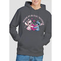 Charcoal - Lifestyle - Lilo & Stitch Mens Made For Each Other Hoodie