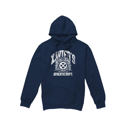 Navy - Front - Marvel Mens X-Men Athletic Dept Professor X Hoodie