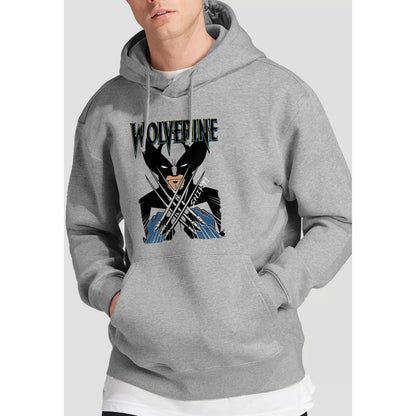 Sport Heather - Lifestyle - Marvel Mens X-Men Wolverine Action Shot Hoodie