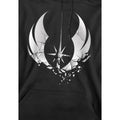 Black - Side - Star Wars Mens Jedi Obi Wan Kenobi Shattered Hoodie