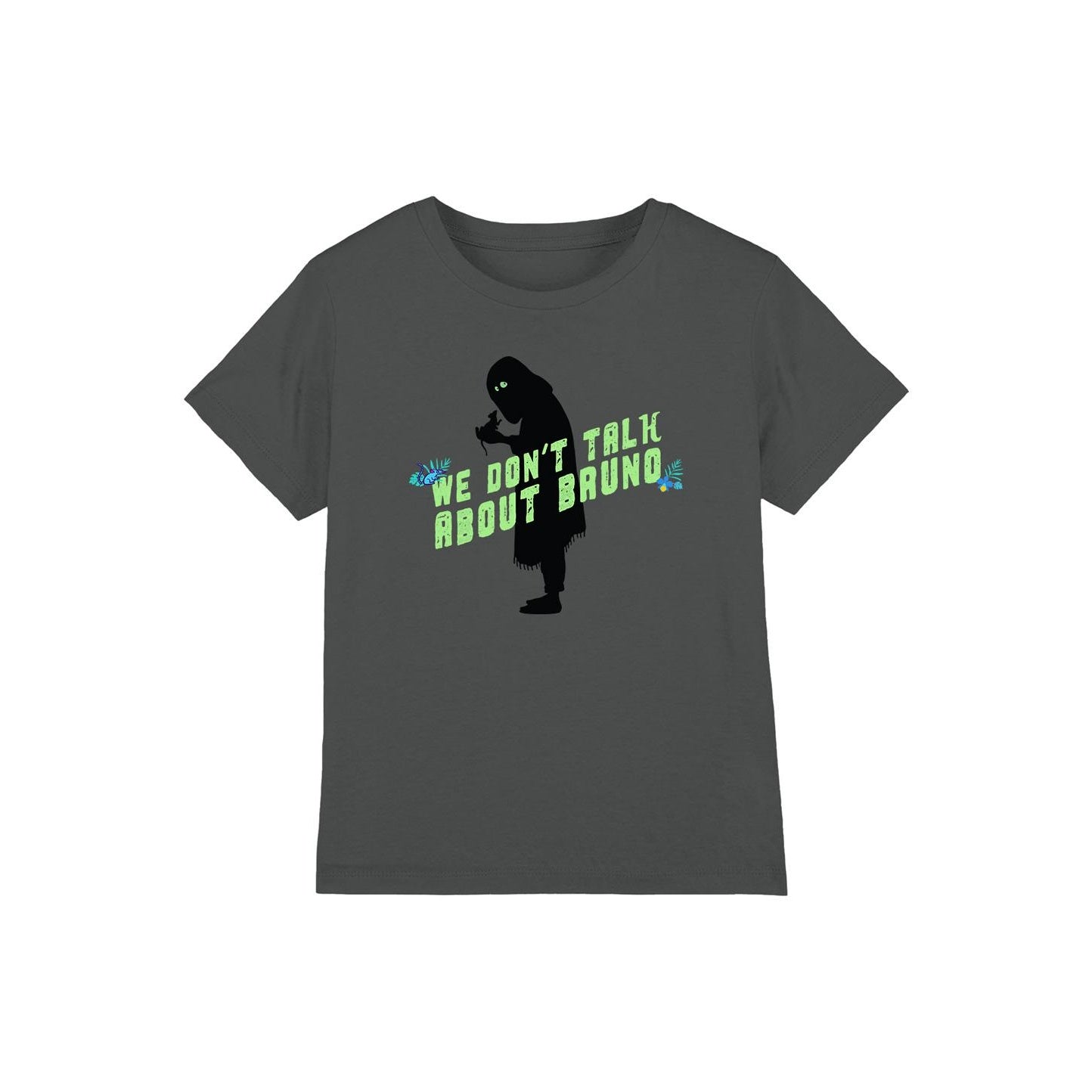 Charcoal - Front - Encanto Childrens-Kids We Don´t Talk About Bruno Silhouette T-Shirt