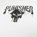 White - Side - The Punisher Mens Text T-Shirt