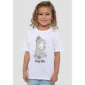 White - Lifestyle - Winnie the Pooh Childrens-Kids Hug Life Eeyore Valentine`s Day T-Shirt