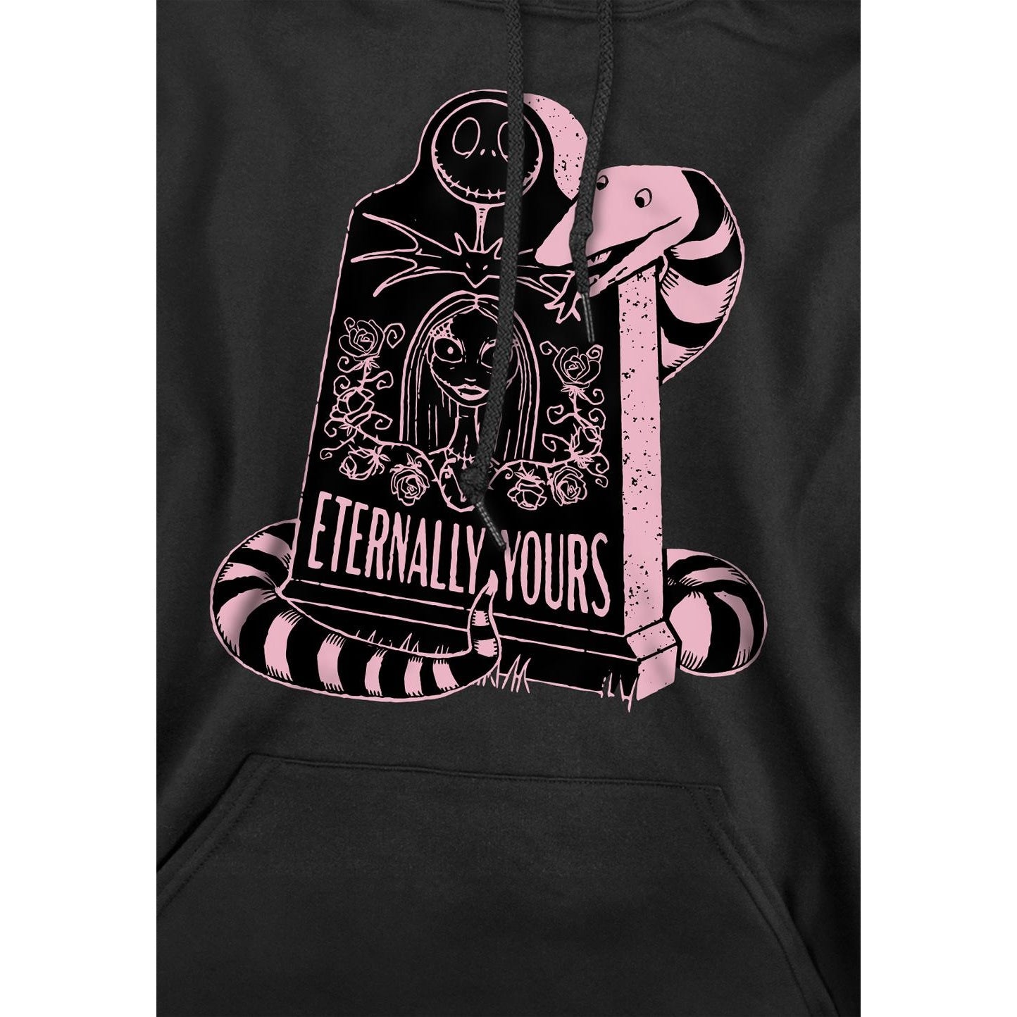 Black - Lifestyle - The Nightmare Before Christmas Mens Eternally Yours Valentine`s Day Hoodie