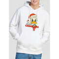 White - Lifestyle - Disney Mens Merry Christmas Donald Duck Hoodie