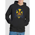 Black - Lifestyle - Marvel Mens X-Men Wolverine Retro Hoodie