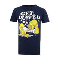 Navy-White-Yellow - Front - The Simpsons Mens Get Duffed T-Shirt