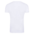 White - Back - Batman Mens Mono Cotton T-Shirt