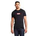 Black - Side - Marvel Mens Box Logo T-Shirt