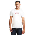 White - Side - Marvel Mens Box Logo T-Shirt