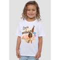 White - Side - Moana Childrens-Kids Born To Voyage T-Shirt