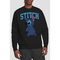 Black - Side - Lilo & Stitch Unisex Adult Classic Pose Sweatshirt