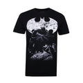 Black-White - Front - Batman Mens Dark Knight Cotton T-Shirt