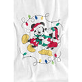 White - Lifestyle - Disney Mens Mickey & Minnie Mouse Kiss Christmas T-Shirt