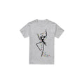 Sport Heather - Front - The Nightmare Before Christmas Mens Jack Fairy Lights T-Shirt