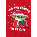 Red - Lifestyle - Star Wars: The Mandalorian Mens Tis The Christmas Season Grogu T-Shirt