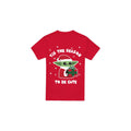 Red - Front - Star Wars: The Mandalorian Mens Tis The Christmas Season Grogu T-Shirt