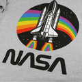 Sports Grey - Side - NASA Mens Rainbow T-Shirt