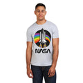Sports Grey - Lifestyle - NASA Mens Rainbow T-Shirt