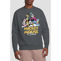 Charcoal - Back - Disney Unisex Adult Mickey Mouse Friends Sweatshirt