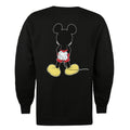 Black-Red-Yellow - Back - Disney Womens-Ladies Boss Man Mickey Mouse Sweatshirt
