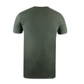 Military Green - Back - Batman Mens 3D Cotton T-Shirt