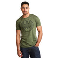 Military Green - Side - Batman Mens 3D Cotton T-Shirt