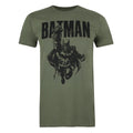 Khaki - Front - Batman Mens Attack T-Shirt