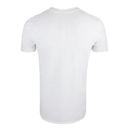 White - Back - Back To The Future Mens Logo Cotton T-Shirt