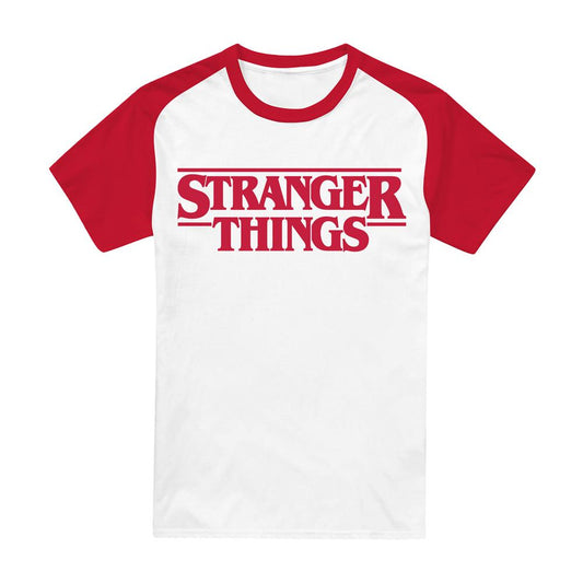 Red - Front - Stranger Things Unisex Adult Logo T-Shirt