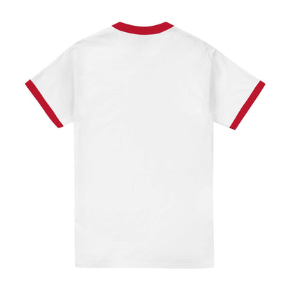 Red - Back - Stranger Things Unisex Adult Hellfire Club T-Shirt