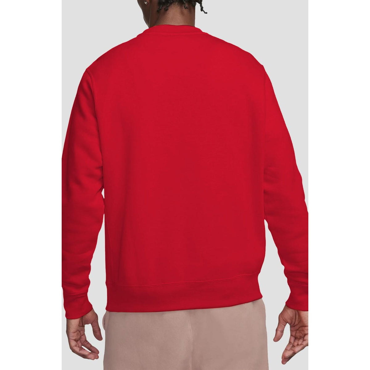 Red - Back - Stranger Things Unisex Adult Fair Isle Sweatshirt