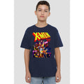 Navy - Back - Marvel Childrens-Kids X-Men 97 Comic T-Shirt
