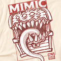 Natural - Back - Dungeons & Dragons Mens Mimic Vintage 50th T-Shirt