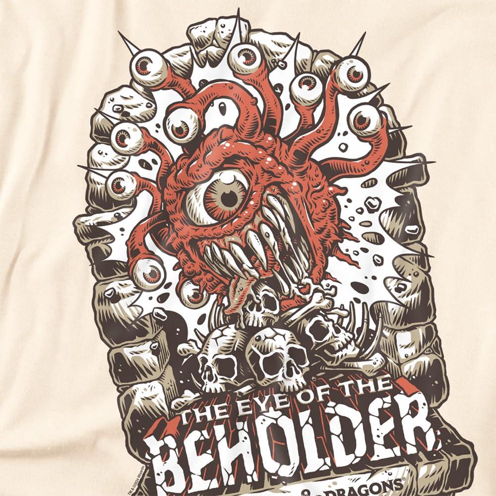 Natural - Back - Dungeons & Dragons Mens Arch Of The Beholder T-Shirt