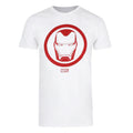 White - Front - Iron Man Mens Emblem T-Shirt