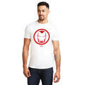 White - Side - Iron Man Mens Emblem T-Shirt