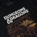 Black - Side - Dungeons & Dragons Mens Sketch T-Shirt
